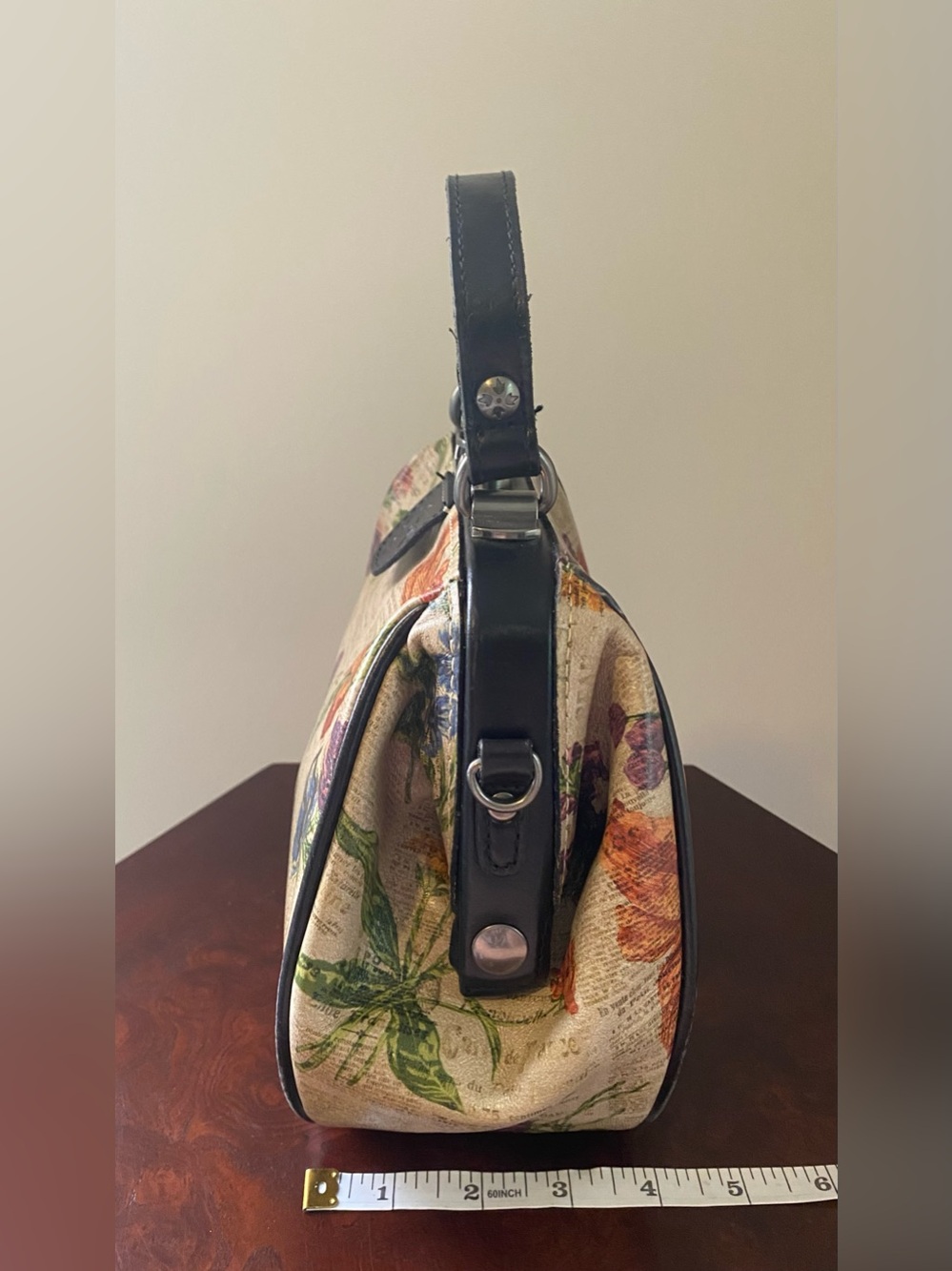 Patricia Nash Gracchi Frame Satchel with Crossbody Strap - Picture 7 of 15